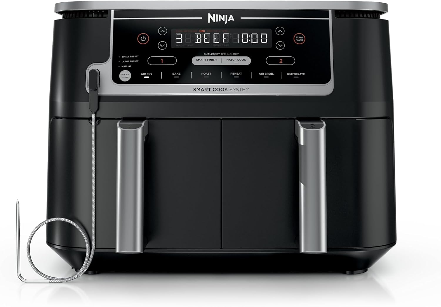 Freidora de aire Ninja Foodi DZ550 DualZone Smart XL (9,5 litros)